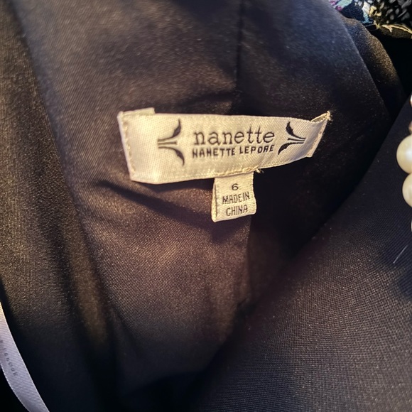 Nanette Lepore tweeted blazer. New with tags. 19”ptp. Front pockets. - Picture 6 of 6